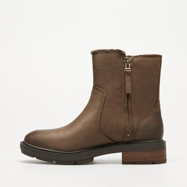 Damskie botki / sztyblety TIMBERLAND BRIMFIELD MID WARM LINED BOOT tb0a28u8em41 kolor beżowy