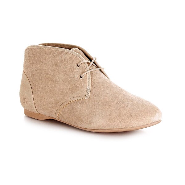 Damskie buty za kostkę LACOSTE HAXBY 725lew2010158 kolor beżowy