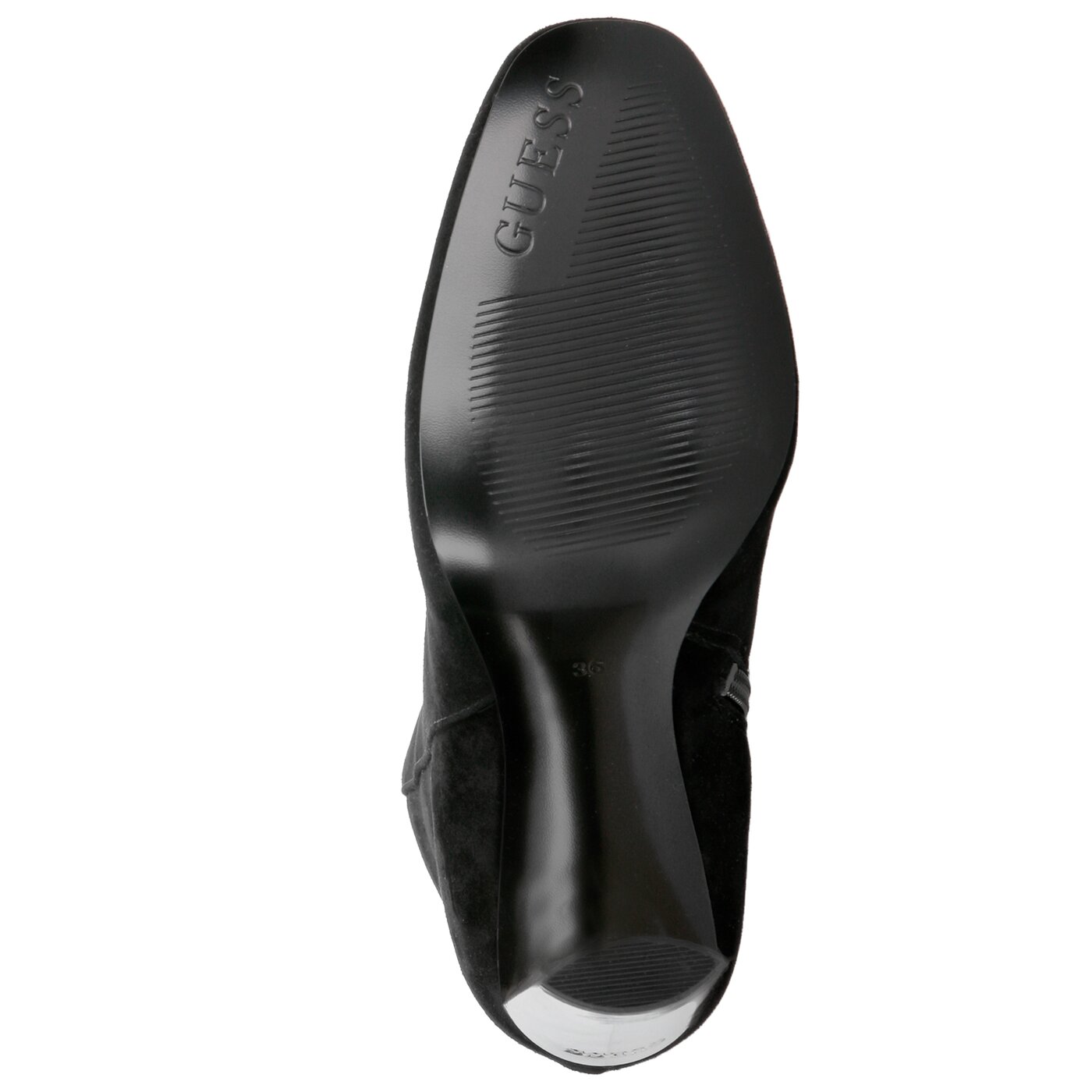 Damskie botki / sztyblety GUESS KITTY flkiy4sue10black kolor czarny