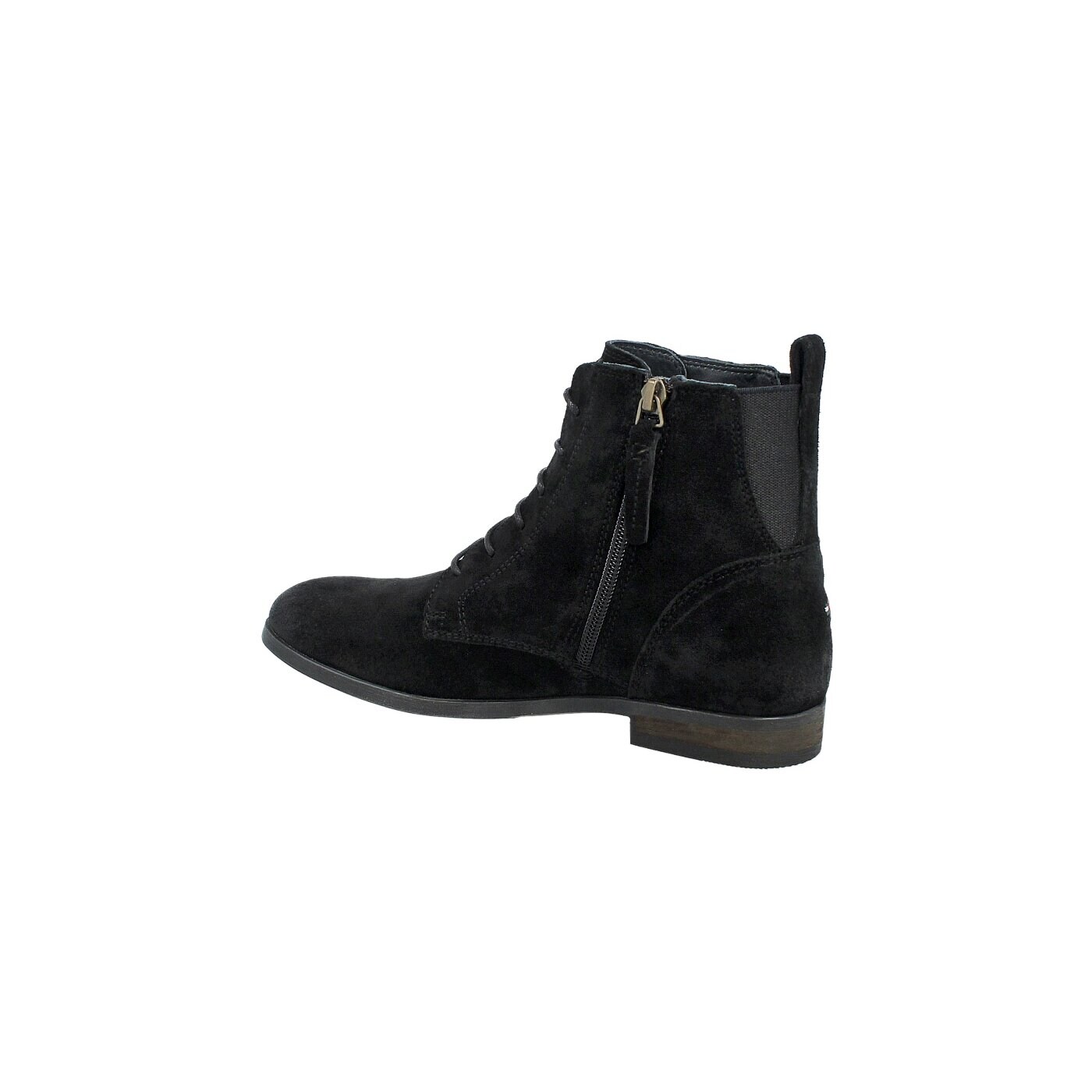 Damskie botki / sztyblety TOMMY HILFIGER BILLIE 12B  fw56817616990 kolor czarny