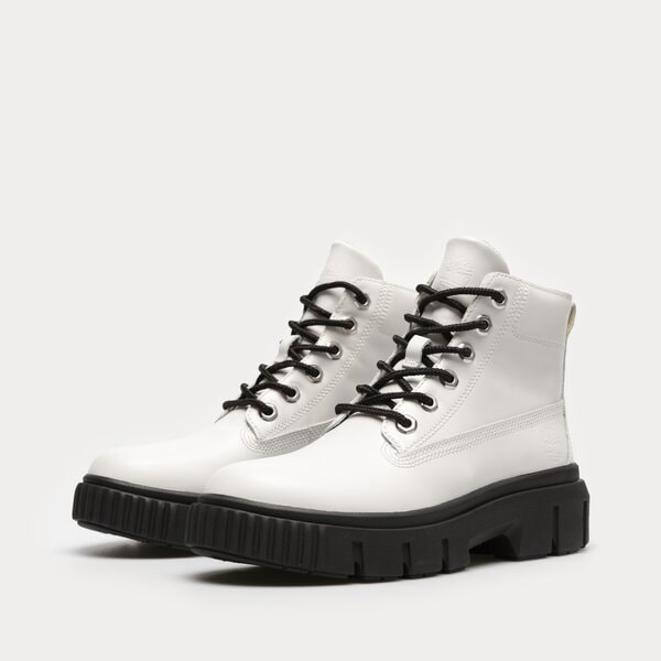 Damskie botki / sztyblety TIMBERLAND GREYFIELD LEATHER BOOT tb0a41zw1001 kolor biały