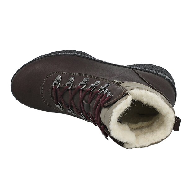 Damskie botki / sztyblety ECCO HILL 24306356915 kolor brązowy