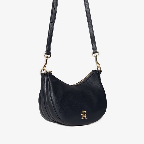 Damska torebka TOMMY HILFIGER TOREBKA TOMMY LIFE SHOULDER BAG aw0aw13135dw6 kolor czarny