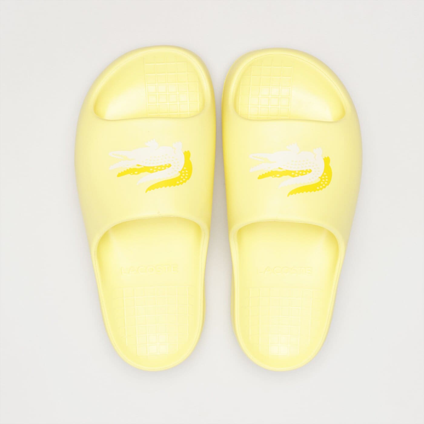 Damskie klapki LACOSTE CROCO 2.0 EVO 123 1 CFA 745cfa0005aa5 kolor żółty