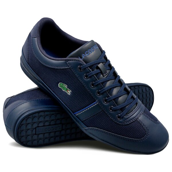 Męskie sneakersy (buty) LACOSTE MISANO SPORT 318 1 736cam0057nd1 kolor granatowy