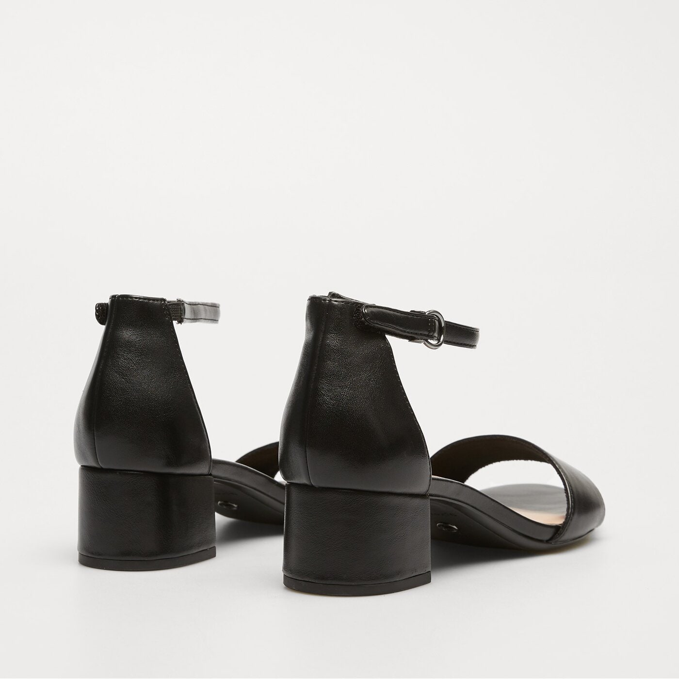 Damskie szpilki / czółenka TAMARIS FARBE BLACK MATT SANDALS 12829542020 kolor czarny