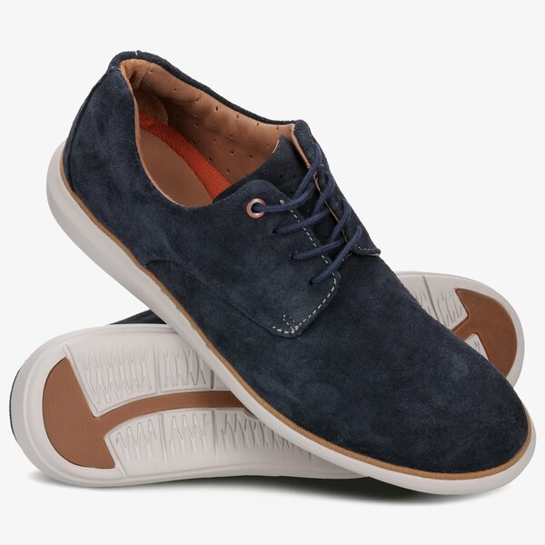 Męskie półbuty CLARKS UN VOYAGEPLAIN 26141176 kolor granatowy