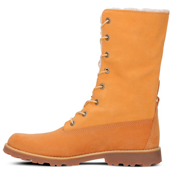 Dziecięce trapery TIMBERLAND 6 IN WP SHEARLING BOOT tb0a156n2311 kolor żółty