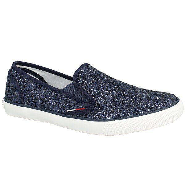 Damskie trampki TOMMY HILFIGER H1385ILTON 4G en56820988403 kolor granatowy
