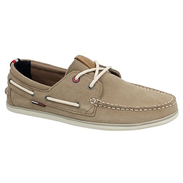 Męskie mokasyny TOMMY HILFIGER MILES 1B -1 em56818567938 kolor beżowy