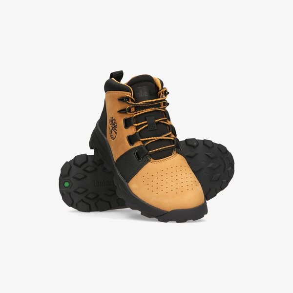 Dziecięce buty outdoor / trekkingowe TIMBERLAND BROOKLYN CITY MID tb0a2gsn2311 kolor żółty