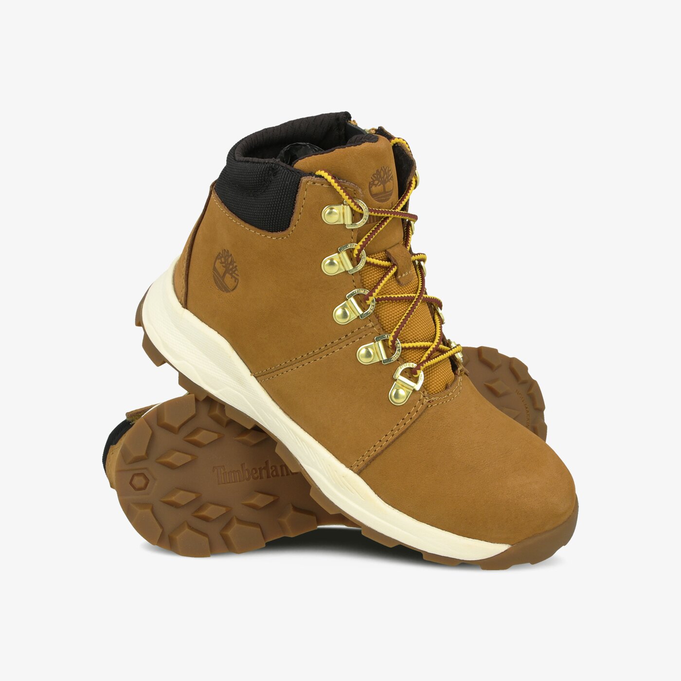 Dziecięce sneakersy (buty) TIMBERLAND BROOKLYN HIKER tb0a277u2311 kolor żółty