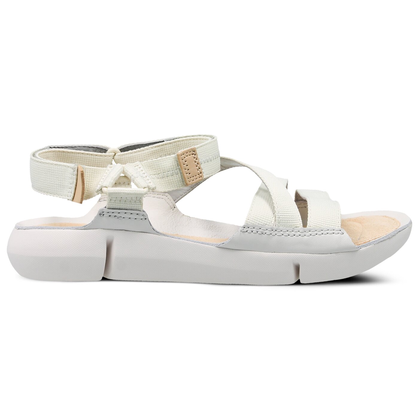 Damskie sandały CLARKS TRI SIENNA 26131112 kolor biały