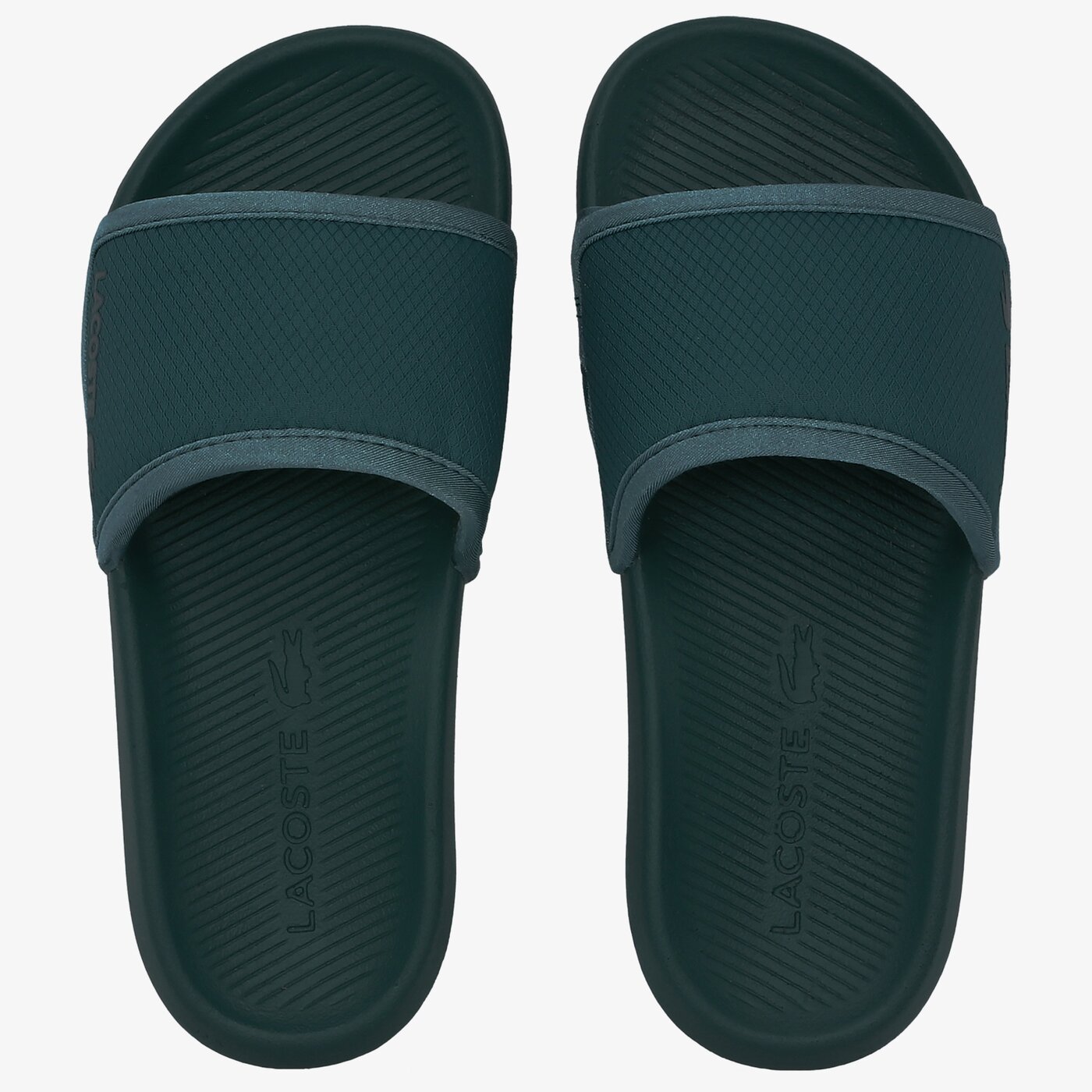 Damskie klapki LACOSTE CROCO SLIDE 220 1 CFA 739cfa0002gg2 kolor zielony