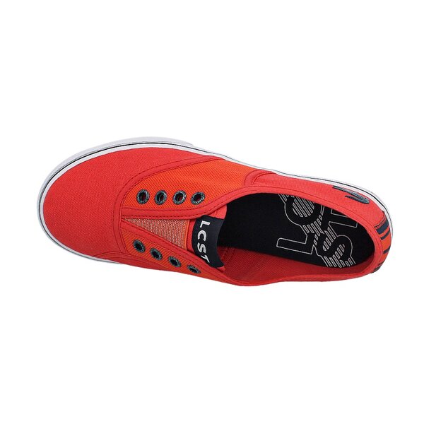 Damskie trampki LACOSTE RENE SLEEK SLIP GN  729scw1205t2b kolor czerwony