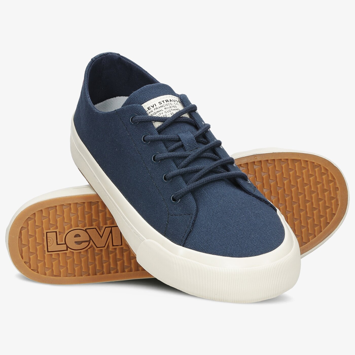 Męskie trampki LEVI'S SUMMIT LOW 233032 eu 634-17 kolor granatowy