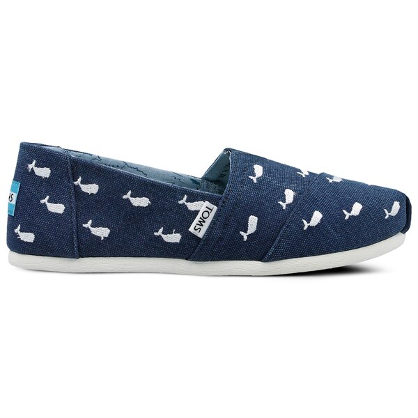Damskie espadryle TOMS ALPARGATA - THE TOMS ANIMAL INITIATIVE OCEANA 10011559 kolor granatowy