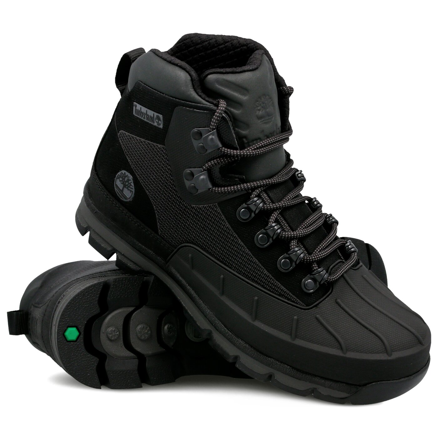 Męskie buty outdoor (trekkingowe) TIMBERLAND EURO HIKER SHELL JACQUARD ca1q9i kolor czarny