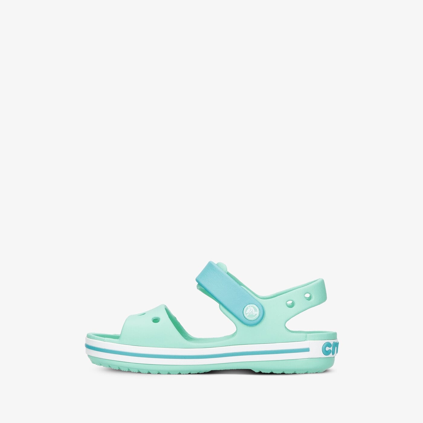 Dziecięce sandały / klapki CROCS CROCBAND SANDAL KIDS 128563u3i kolor zielony
