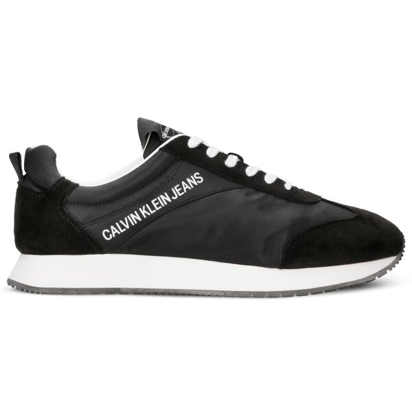 Męskie sneakersy (buty) CALVIN KLEIN JERROLD NYLON/SUEDE s0581blk kolor czarny