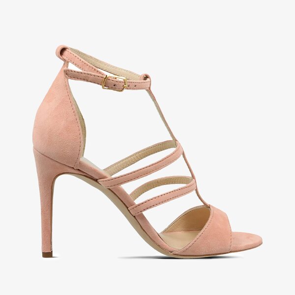 Damskie sandały SYMBIOSIS FELICITY SANDALS PUDROWY RÓŻ 721738 kolor różowy