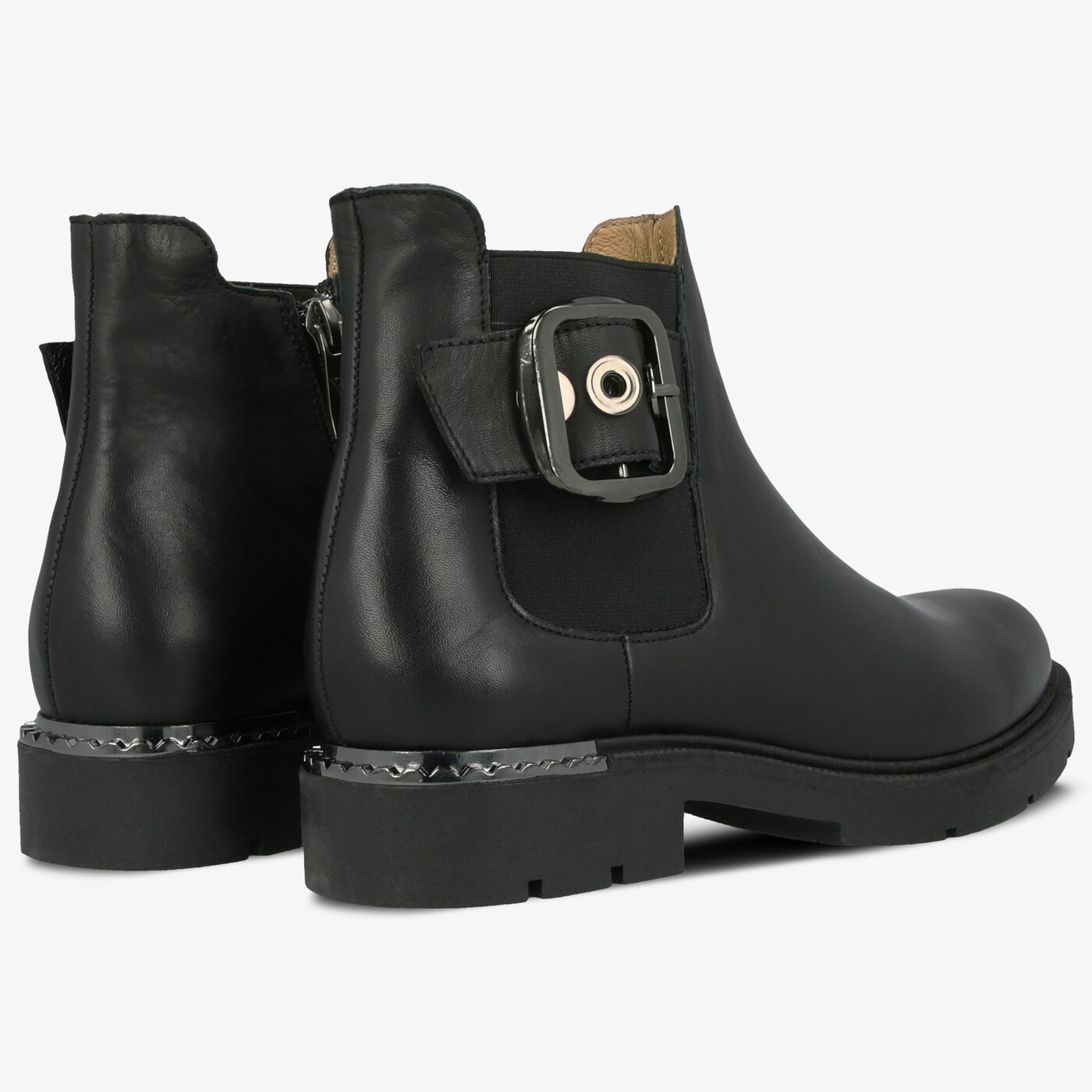 Damskie botki / sztyblety SYMBIOSIS CLASSIC  sywc219029 kolor czarny