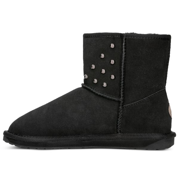 Damskie śniegowce EMU STINGER STUD MINI w11885black kolor czarny