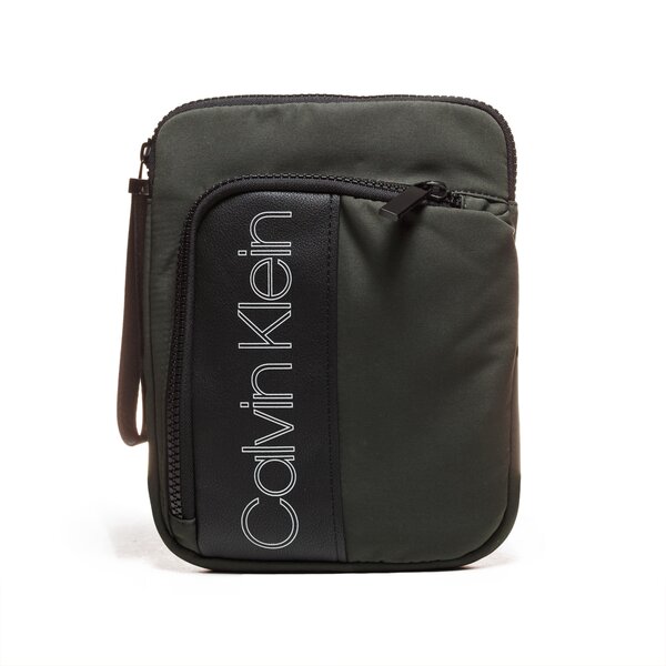 CALVIN KLEIN TORBA DOUBLE LOGO FLAT CROSSOVER k50k503900003 kolor czarny