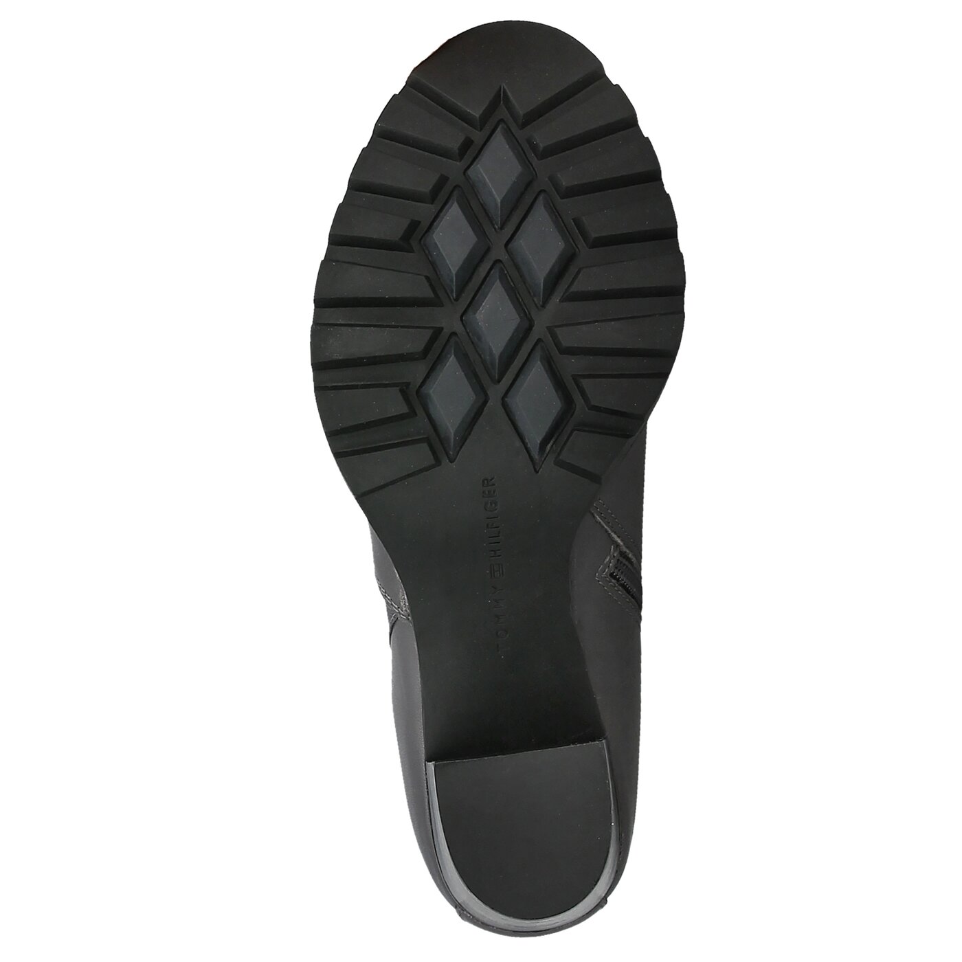 Damskie botki / sztyblety TOMMY HILFIGER ISABELLA 16A fw0fw01845008 kolor szary