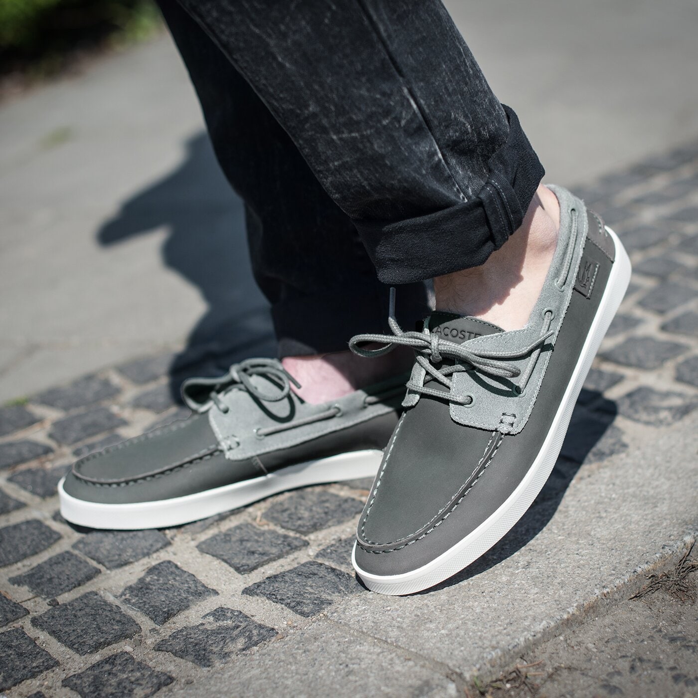 Męskie trampki LACOSTE KEELLSON 116 1  731cam0117007 kolor szary