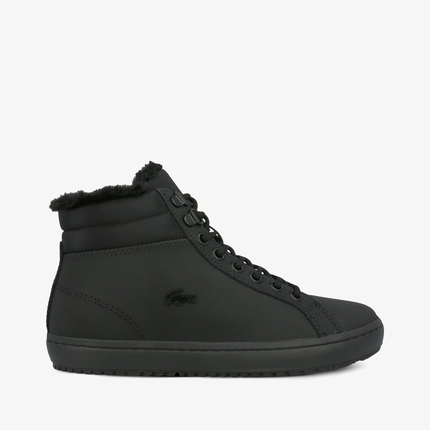 Damskie sneakersy (buty) LACOSTE STRAIGHTSET THERMO 419 1 CFA 738cfa000502h kolor czarny