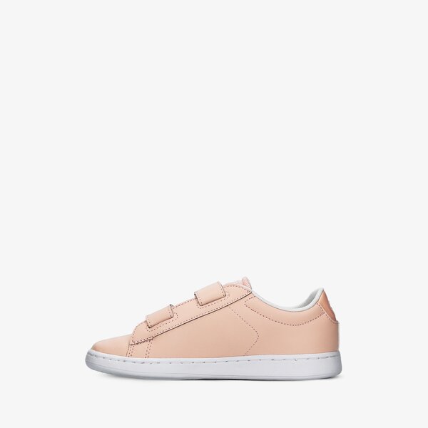 Dziecięce sneakersy (buty) LACOSTE CARNABY EVO STRAP1201 SUI 739sui00057f8 kolor beżowy