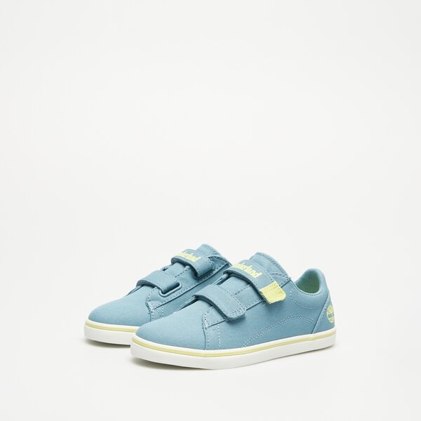 Dziecięce sneakersy (buty) TIMBERLAND STONE JUMP LOW HOOK & LOOP SNEAKER MEDIUM BLUE CA tb0a6c1jets1 kolor niebieski