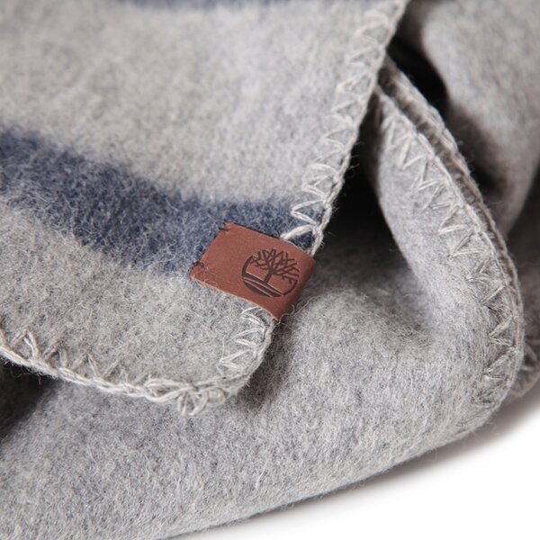 Męski szalik / rękawiczki TIMBERLAND SZALIK MENS BLANKET SCARF j1821052 kolor szary