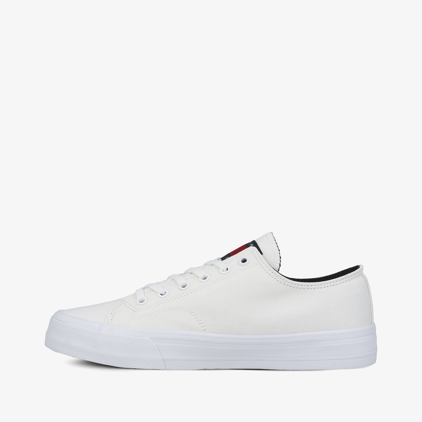 Męskie trampki TOMMY HILFIGER LONG LACE UP VULC em0em00486ybr kolor biały