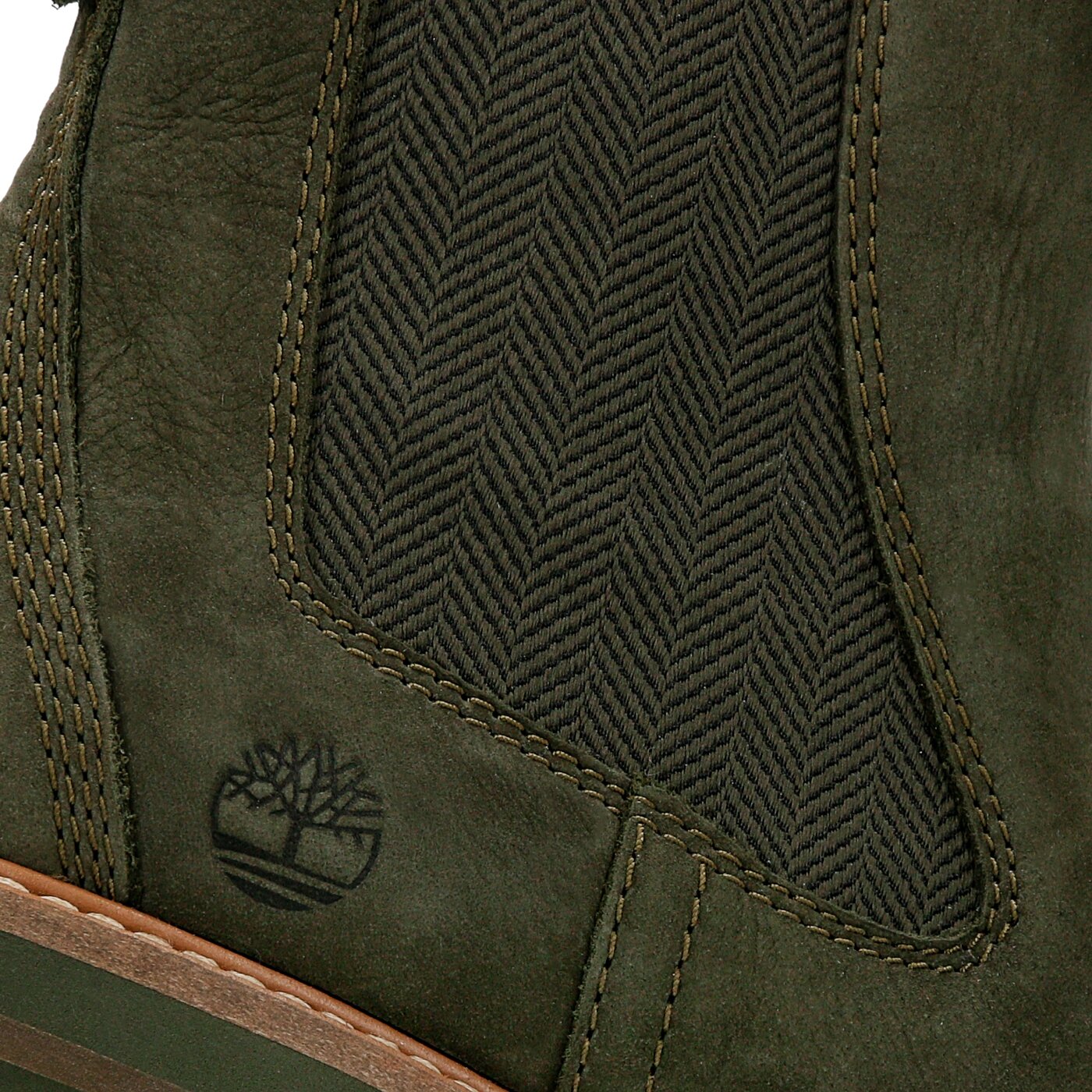 Damskie botki / sztyblety TIMBERLAND COURMAYEUR VALLEY CHELSEA tb0a1j5uh081 kolor zielony