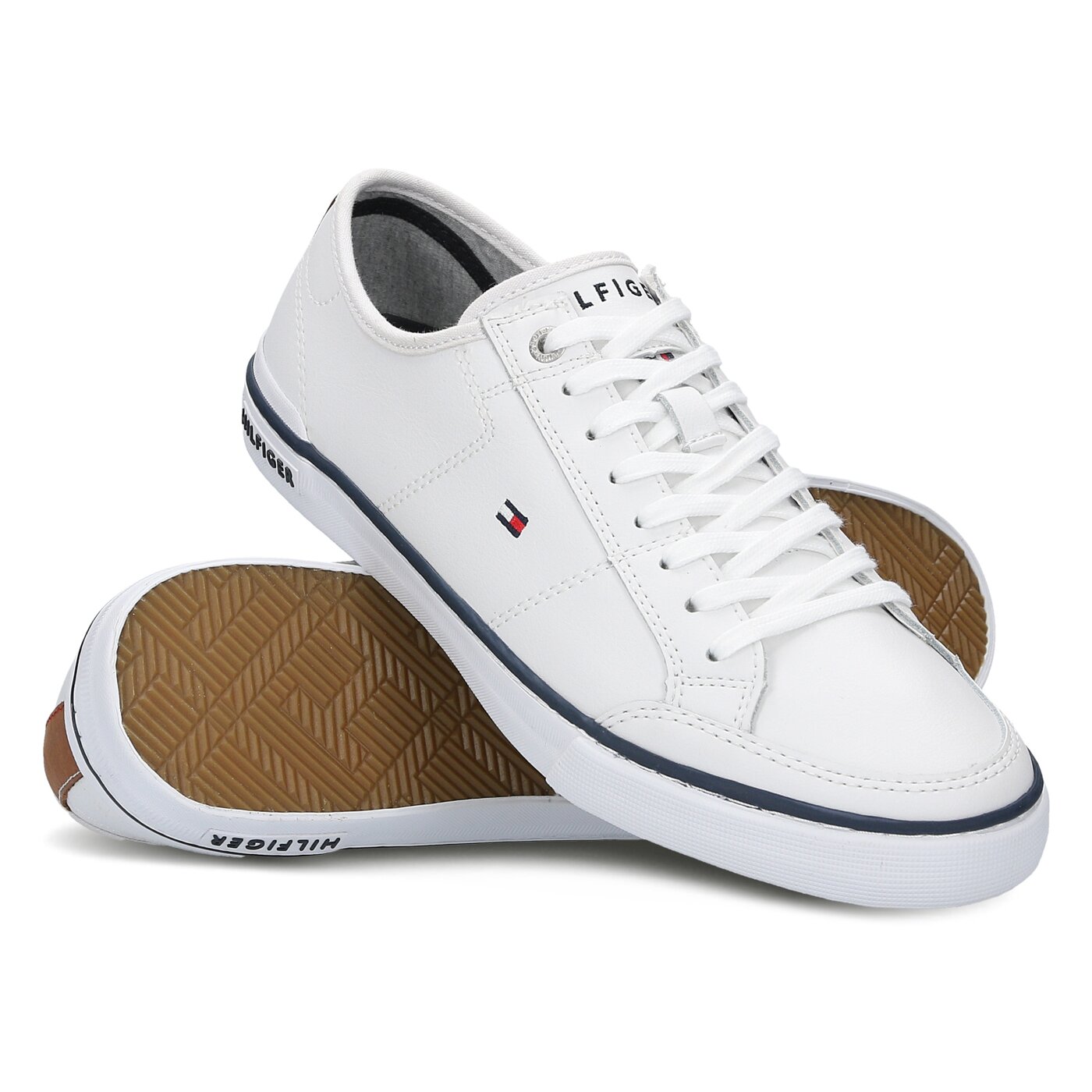 Męskie trampki TOMMY HILFIGER H2285ARRINGTON 2A fm56821580100 kolor biały