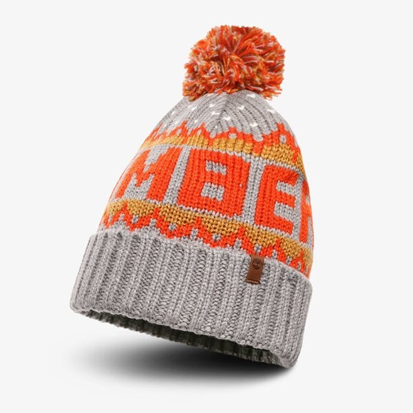 Męska czapka zimowa TIMBERLAND CZAPKA ZIMOWA KNIT IN CUFFED BEANIE tb0a1eh2c811 kolor szary