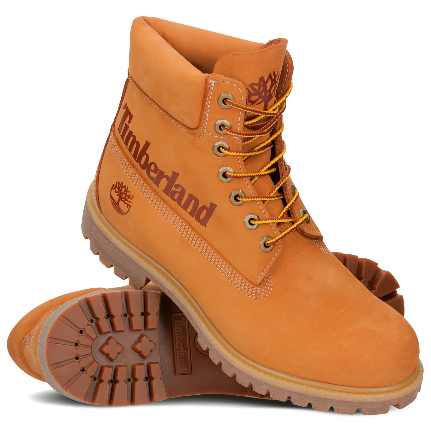 Męskie buty za kostkę TIMBERLAND PREMIUM 6 INCH BOOT  ca1urv kolor żółty