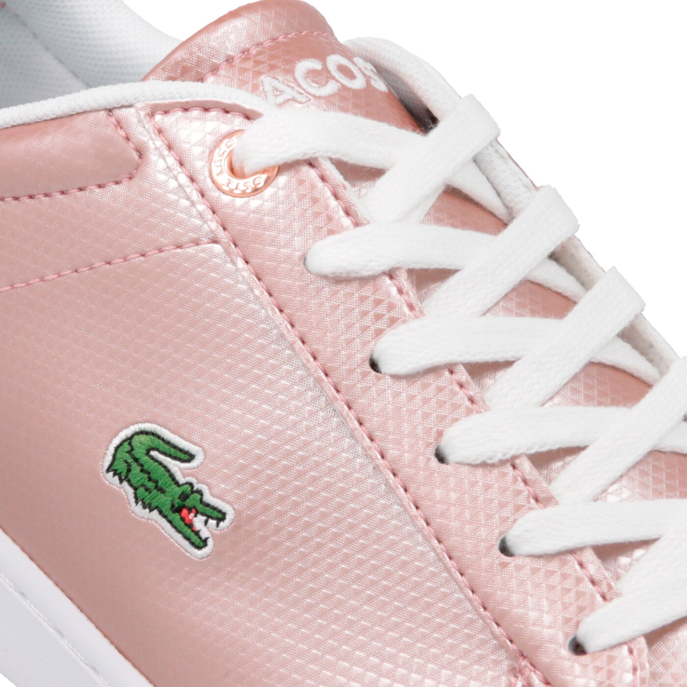 Dziecięce sneakersy (buty) LACOSTE CARNABY EVO 119 6 SUJ 737suj0002f50 kolor różowy
