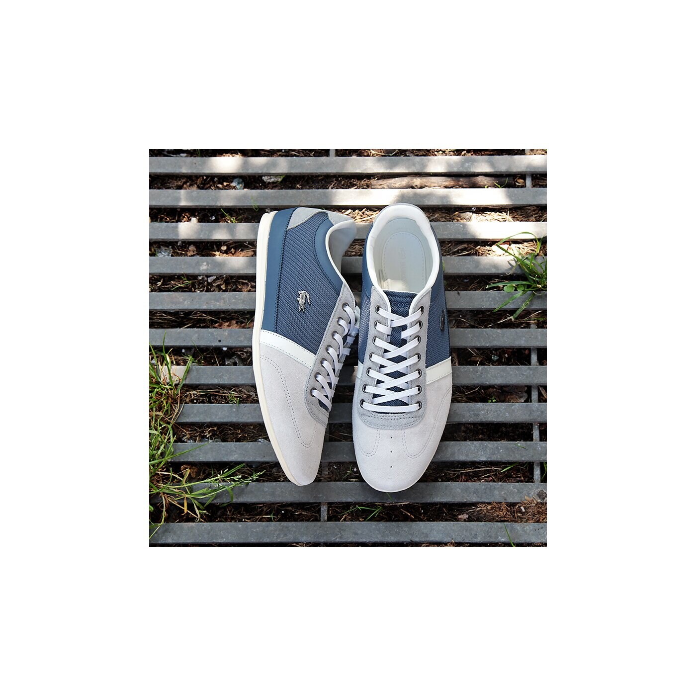 Męskie sneakersy (buty) LACOSTE MISANO 28  727srm23031y0 kolor niebieski