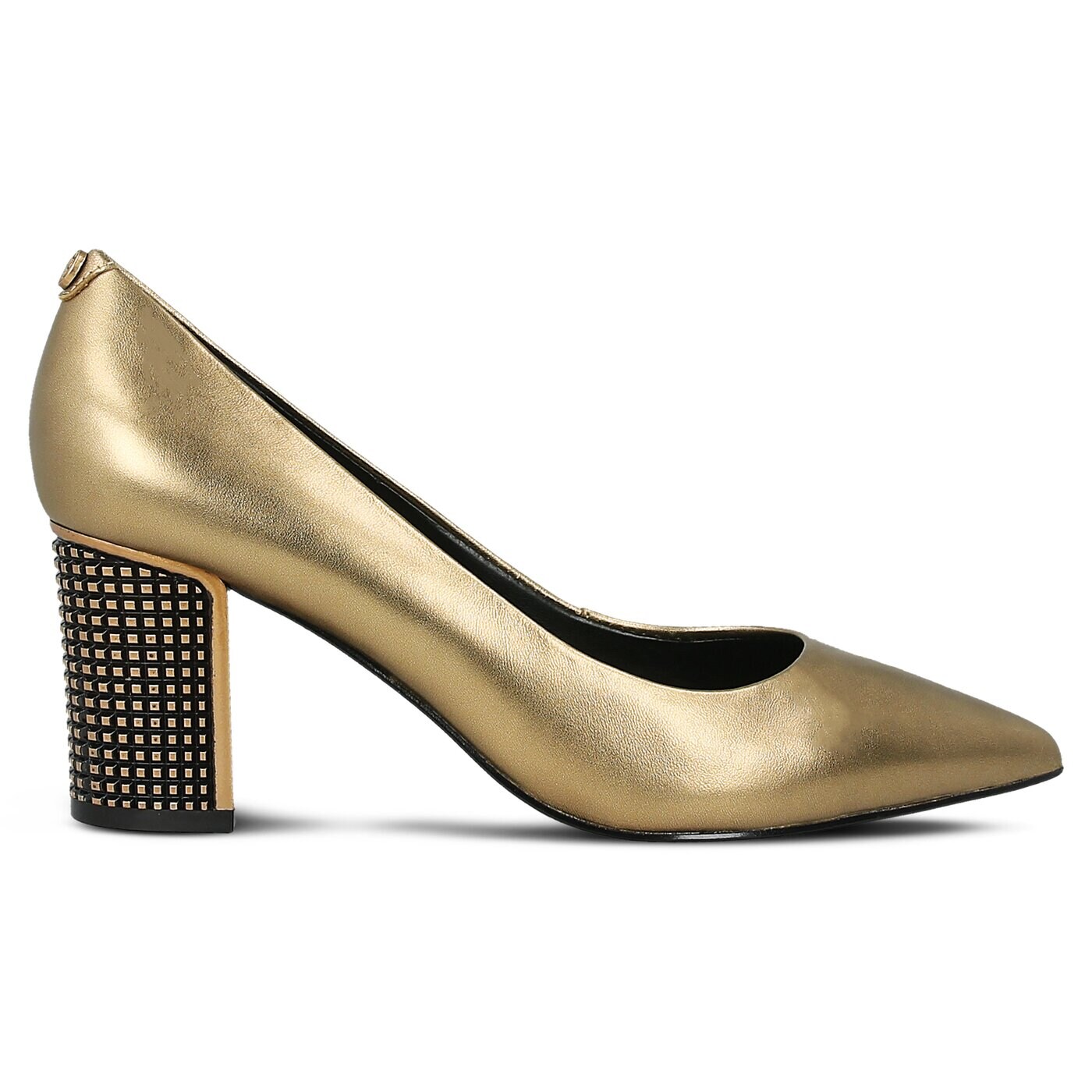 Damskie szpilki / czółenka GUESS BIDDIA flbd23lem08lcame kolor złoty