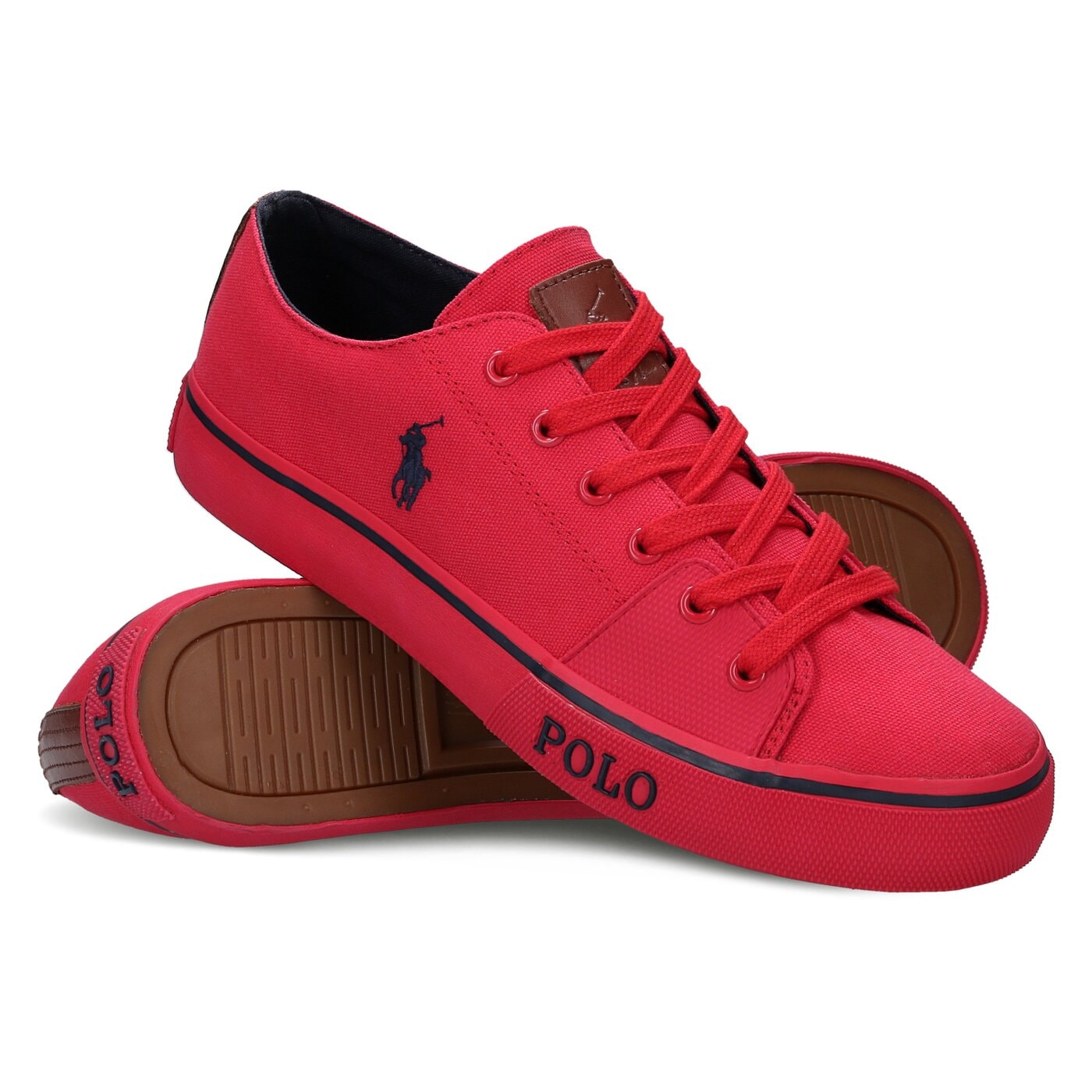 Męskie trampki POLO RL CANTOR LOW NE  816508692012 kolor czerwony