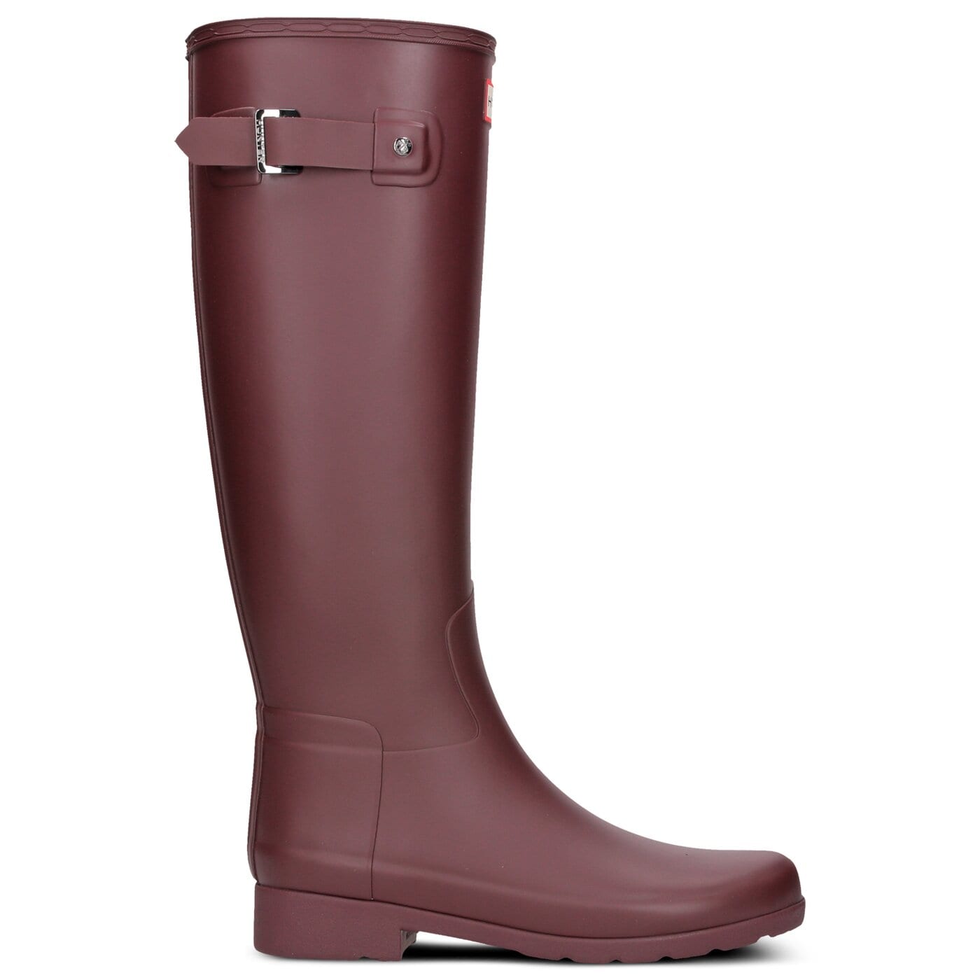 Damskie kalosze (buty gumowe) HUNTER ORIGINAL REFINED wft1071rma-oxd kolor bordowy