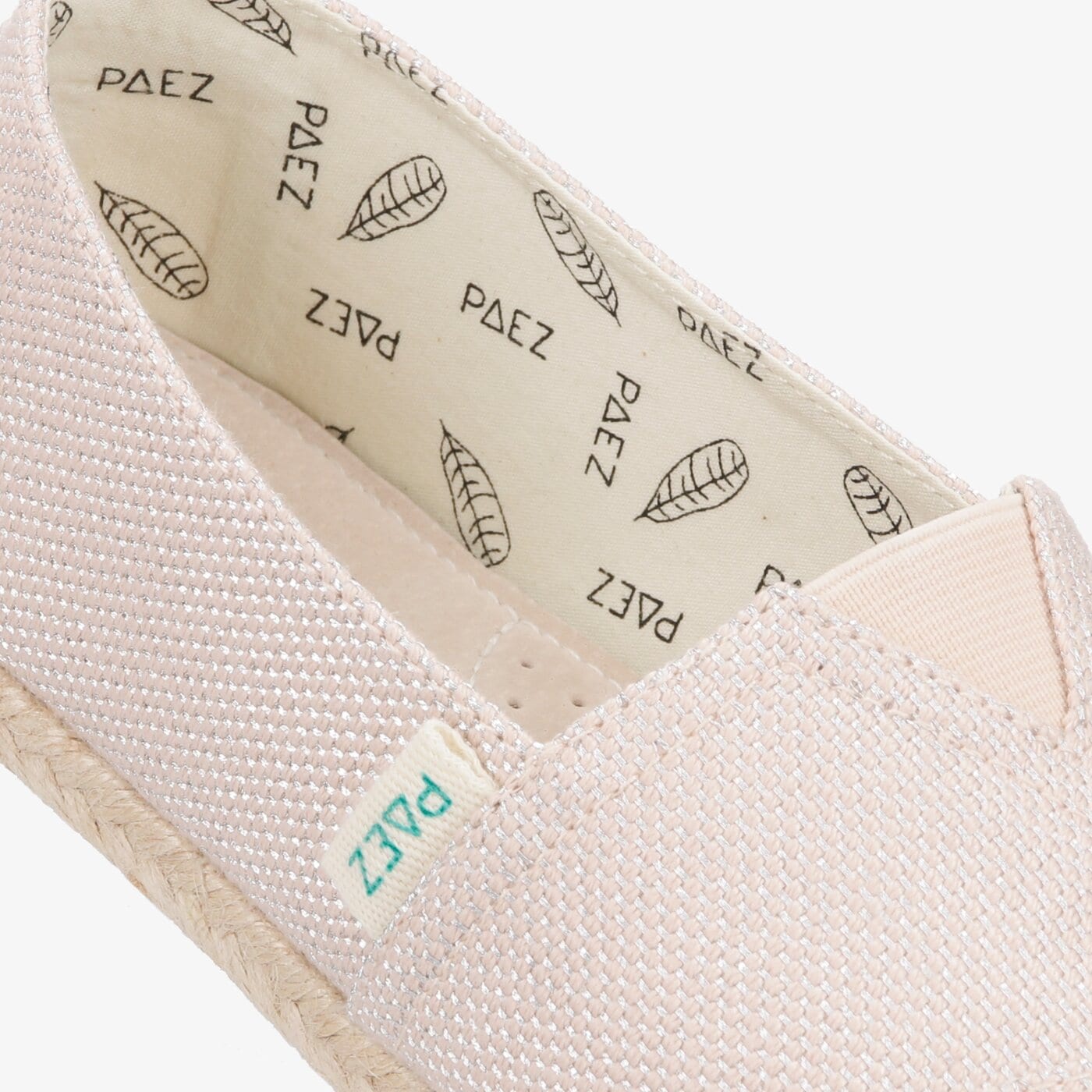 Damskie espadryle PAEZ ORIGINAL RAW CLASSIC DAY & SPARKS NUDE 1930201s1201-512 kolor różowy
