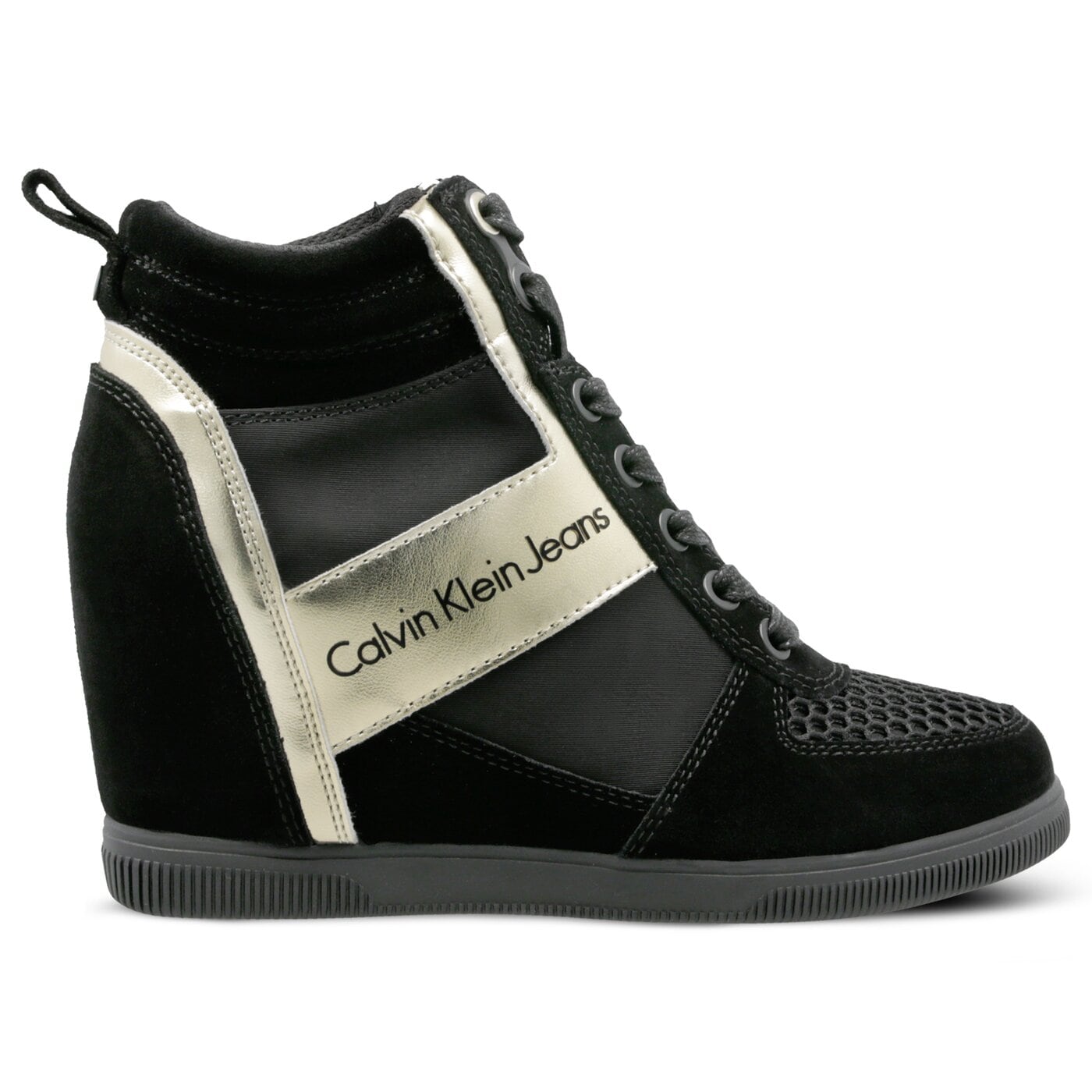 Damskie sneakersy (buty) CALVIN KLEIN BETH r0648bgo kolor czarny