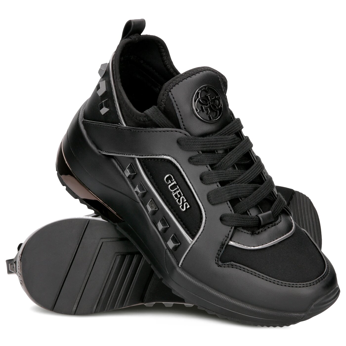 Damskie sneakersy (buty) GUESS JULYANN fl5julfab12black kolor czarny