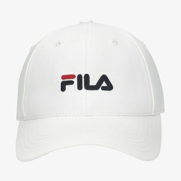 Damska czapka z daszkiem FILA CZAPKA 6 PANEL CAP DOUBLE ZIPPER WAISTBAG 686029m67 kolor biały