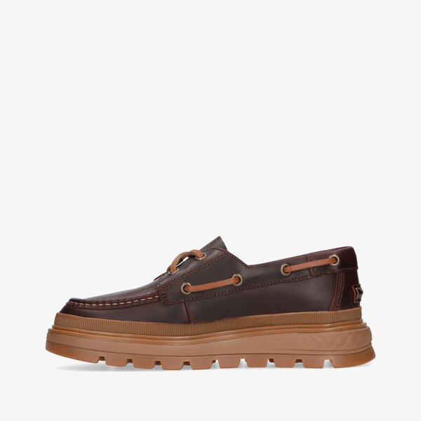 Damskie mokasyny i półbuty TIMBERLAND RAY CITY EK+ BOAT SHOE tb0a2ngwd571 kolor brązowy