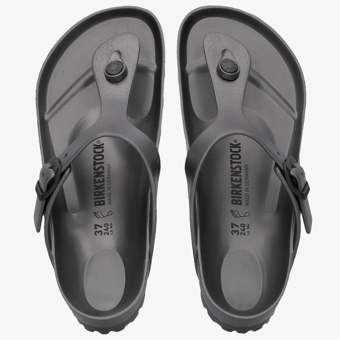 Damskie klapki BIRKENSTOCK GIZEH EVA 1001505 kolor szary